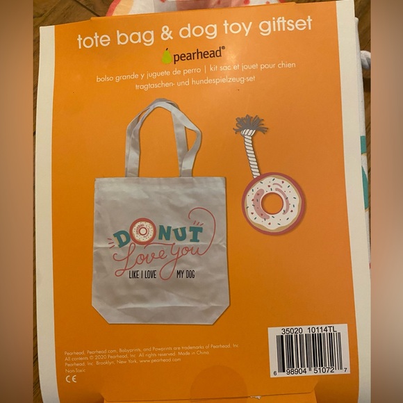 Tote Bag and Dog Toy 🍩 🐕 - Picture 2 of 3